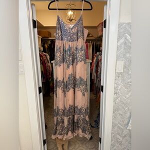 Sparkly Blue and Pink Dress